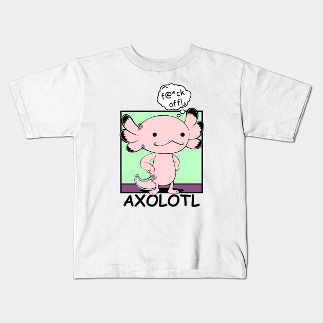 Axolotl Kids T-Shirt by Lumio Gifts